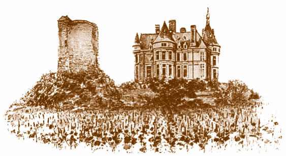 Chateau de Sancerre - Drawing of the Castle Chateau de Sancerre - Drawing of the Castle