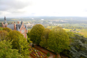 Chateau de Sancerre - Aerial view of the Castle